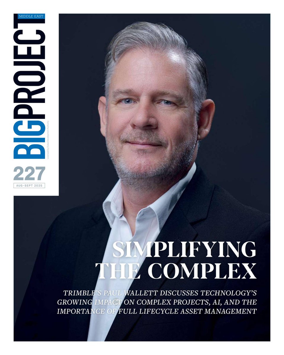 MEConstructionN's tweet image. The August/September 2025 issue of Big Project Middle East is Now Available! 📢

Read the full issue here: issuu.com/cpitrade/docs/… 

#BigProjectME #construction #engineering #talentdevelopment #AI #sustainability #greencement #architecture #technology