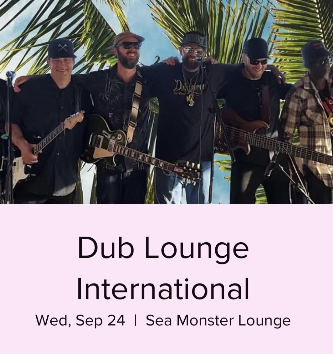 dubloungeintl's tweet photo. Dub Lounge International at the Sea Monster Lounge 9/24 10:00pm- 1:00am

#dublounge #reggae #dub #seattle #livemusic #improvisation #musicians #seamonster https://t.co/bM2nE1tD0m