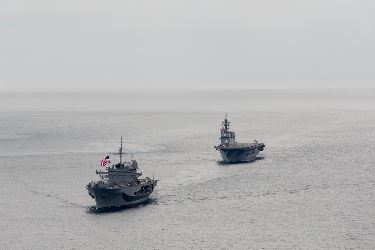 JapanJointStaff's tweet photo. JJS is conducting the Japan-U.S.-ROK trilateral exercise #FreedomEdge25 from September 15 to September 19. Through this exercise, the JSDF aim to improve trilateral interoperability across multiple domains with the U.S. and the ROK. #FE25 🇯🇵🇺🇸🇰🇷 https://t.co/ehsfrPbYpx
