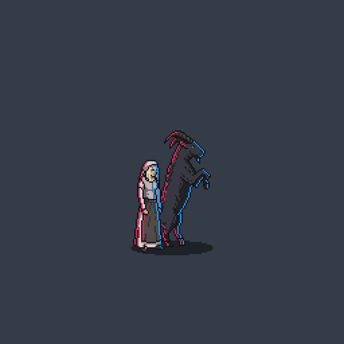 Resacality's tweet photo. The witch #pixelart https://t.co/OEEdv2cDbD