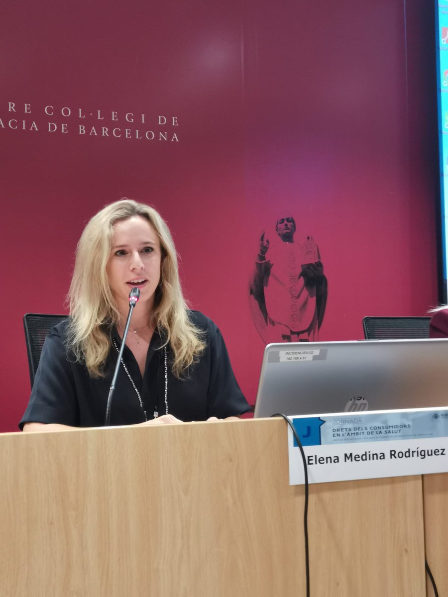 ICABarcelona's tweet photo. @icscat @matarocat @Carles_GR 3⃣ Conclusions de la jornada i presentació de la Comissió de Salut Emocional de l'ICAB, a càrrec de l'advocada Elena Medina, integrant de la Comissió i vocal del @GAJBarcelona. https://t.co/jLmfGIUnJJ