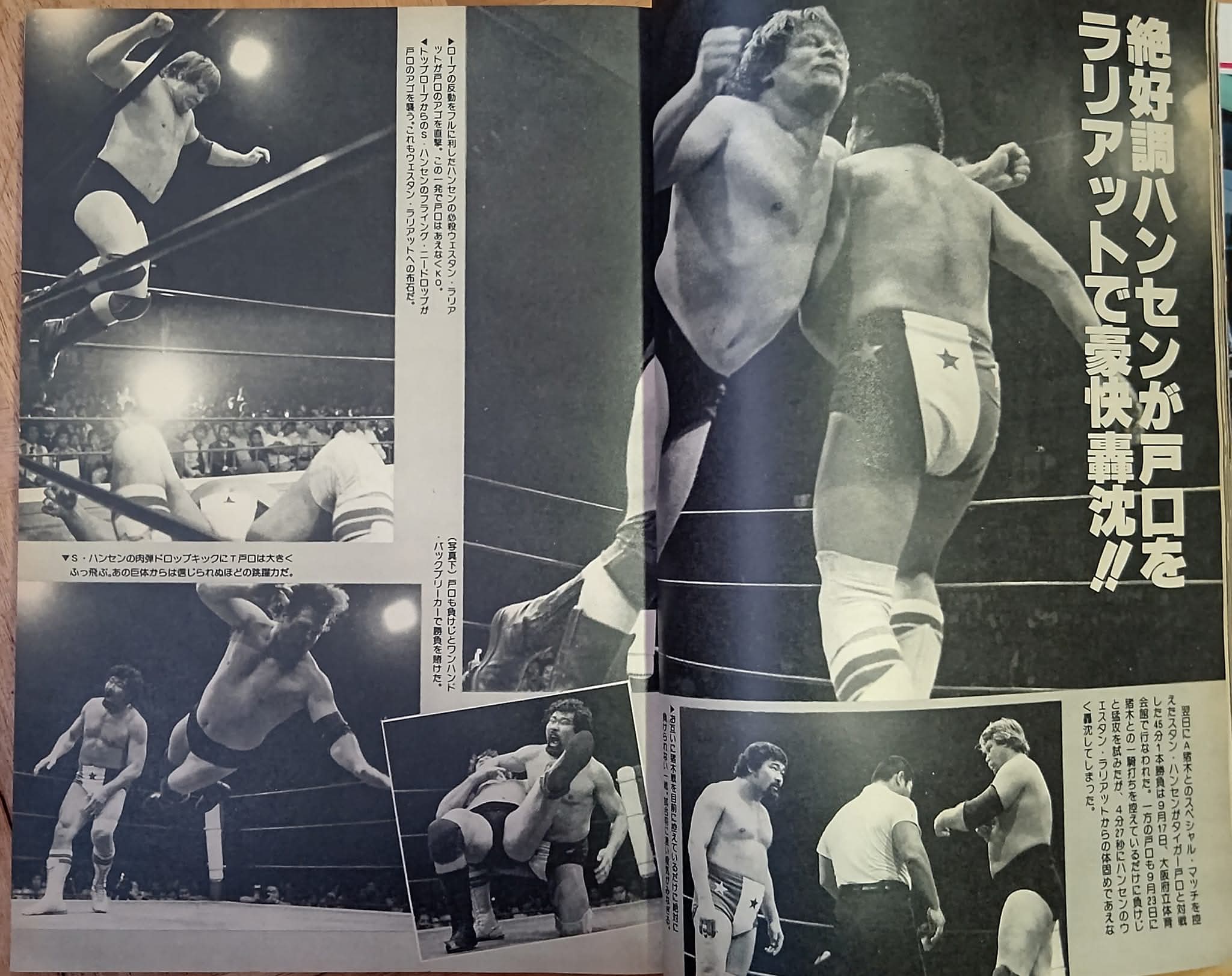 プロレスカレンダー 1981年 デッドストック プロレスカレンダー 1981年 デッドストック 昭和レトロ】月刊