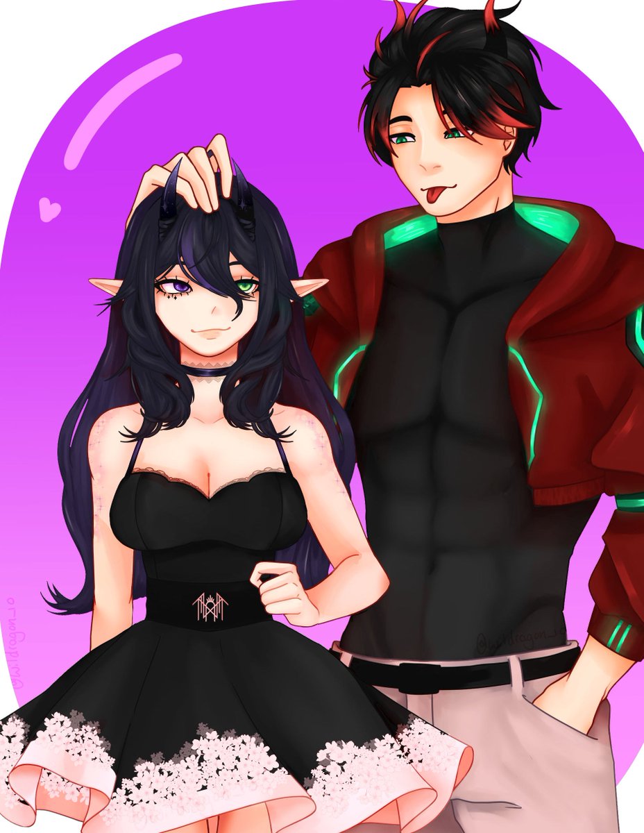 EEEEE HEHEHE I love this so much!🥰✨
Thank you to the amazing doofus who wanted to surprise me with this super cute piece made by the very cool WildDragon ✨🌌💜
I believe they still have their vgen open, go check them out! 👀
🎨- <a href="/10Wildragon/">Wildragon_10🥔🐉(VGEN COMMS OPEN)</a>