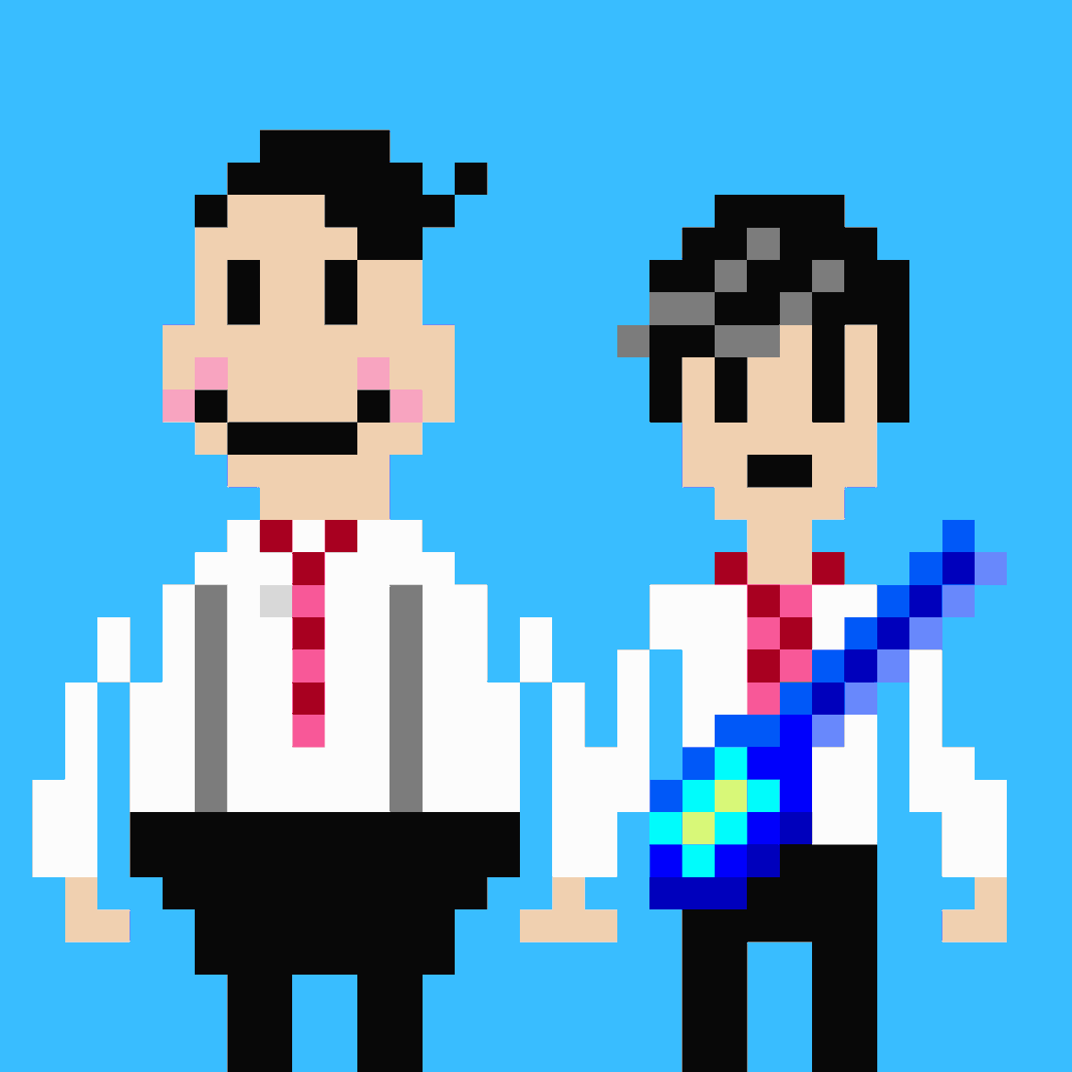 ShibuyaPixelArt's tweet photo. 9/20(土)開催SHIBUYA PIXEL ART 2025前日祭
「音電 MUSIC LIVE 4.0」出演アーティスト紹介④

🎟ライブ／配信チケット好評発売中🎟

🔴しのりゅー(@sinoryu)
Internet Chiptune Man
CHIptune楽曲制作を中心にインディーゲームやVtuberへの楽曲提供、Chiptuneコンピレーションの企画等で活動中。

🔴バーチャルボーイズ(@virtualboys_jp)
ぼくらは
バーチャルボーイズ
ファミコンやレトロなゲームき の おとで　おんがくを　つくっています。
メンバーは　エイプリルズのイマイと　ジーニアスのあさひたいちの　ふたりです
うたって　おどる　チップチューンかしょうユニット　なんです
ゲームがすきな　あなたに

🔴hally(@hallyvorc)
ゲーム音楽史研究家・兼チップチューン・コンポーザー。日本にチップチューンの語をもたらした開祖的存在で、主としてファミコンを用いたライブを行う。

🔴Sean Bialo(@SeanBialo)
カナダ・トロント出身の作曲家
Donut Dodoやペニーの大脱走、TMNTなどのサウンドに参加しており、独特なスタイルで魅力的な楽曲の数々を手掛けている。

【イベント概要】
「音電MUSIC LIVE 4.0」
会場：CIRCUC TOKYO
日時：9月20日(土) 15:00-20:00
ライブチケット：前売り3,500円／当日4,000円（税込）※別途1D（800円）
https://t.co/lBynYHv3o6
配信チケット：2,000円（税抜・手数料別）
https://t.co/cdFJAF2WJh