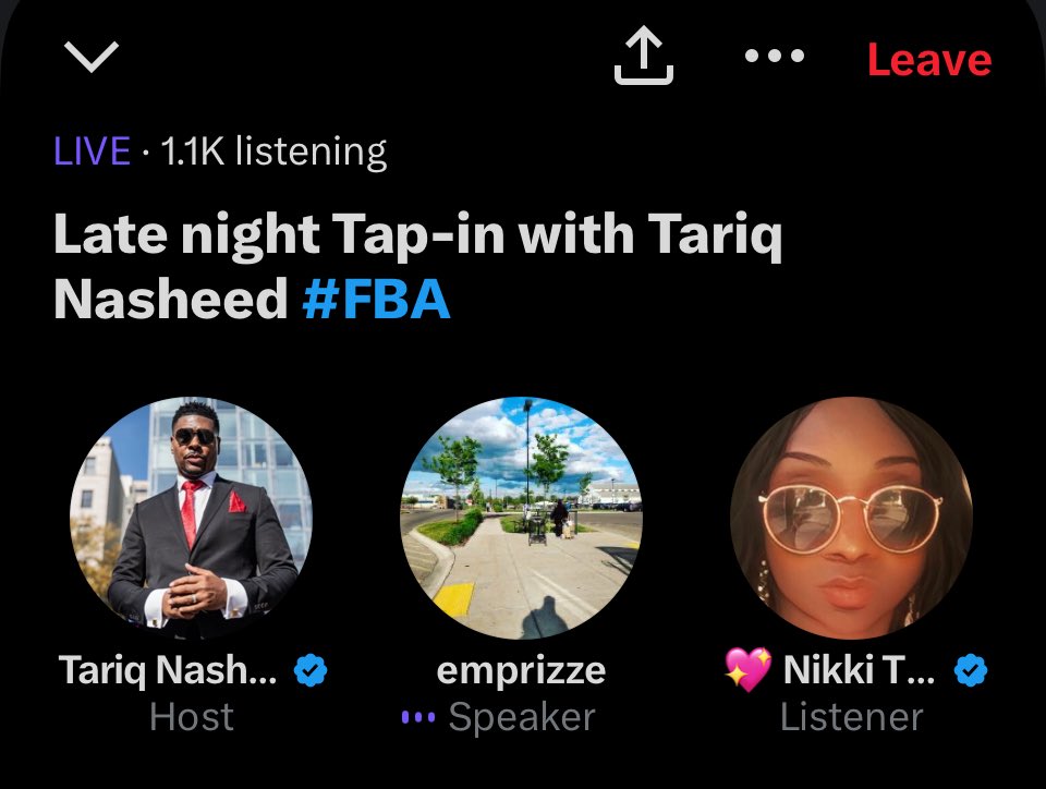 Tariq Nasheed is live 🌘🔥 Ancestral energy is in the room ✊🏿
The lies of white supremacy cannot stand in this presence. The replay is still alive with that energy.

#TariqNasheed #FBA

Replays on Tariq Radio 🎙️👇🏿
youtube.com/@mrtariqnashee…