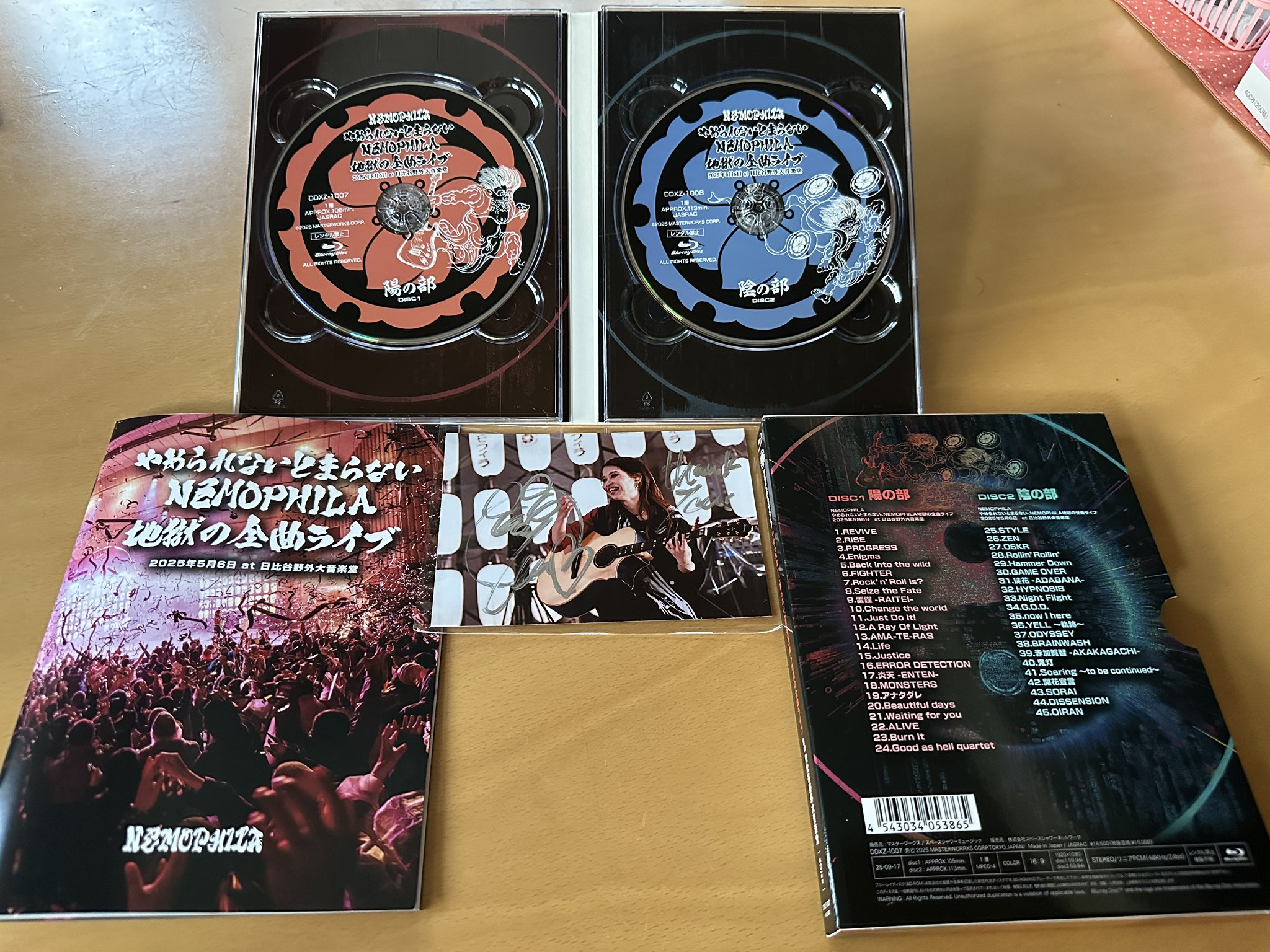 NEMOPHILA 雷霆 CD 初回購入特典 直筆サイン入り写真付き レア‼️ NEMOPHILA 雷霆 CD 初回購入特典 直筆サイン入り写真付き レア‼️