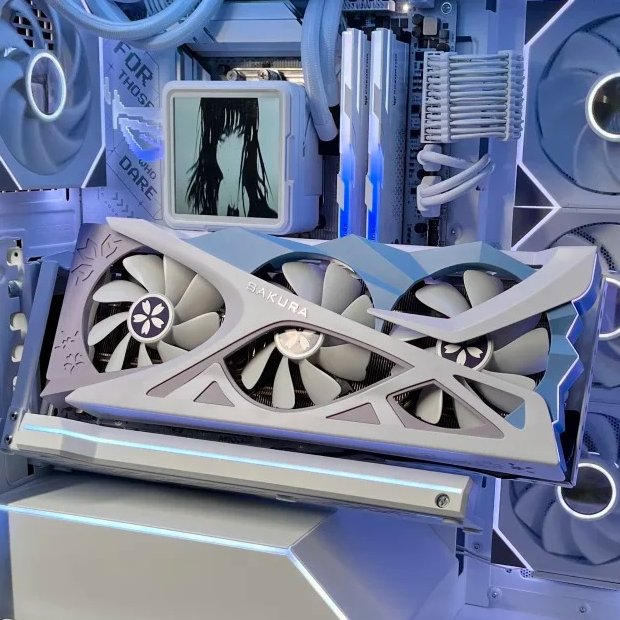 YestonOfficial's tweet image. 🌸Yeston Sakura GPU, vertically mounted🌸
Then you can fully appreciate its gorgeous outlook and elegant details.
.
#yeston #graphicscard #gpu #hardware #pcgaming #pcbuild #sakura #sakuragpu