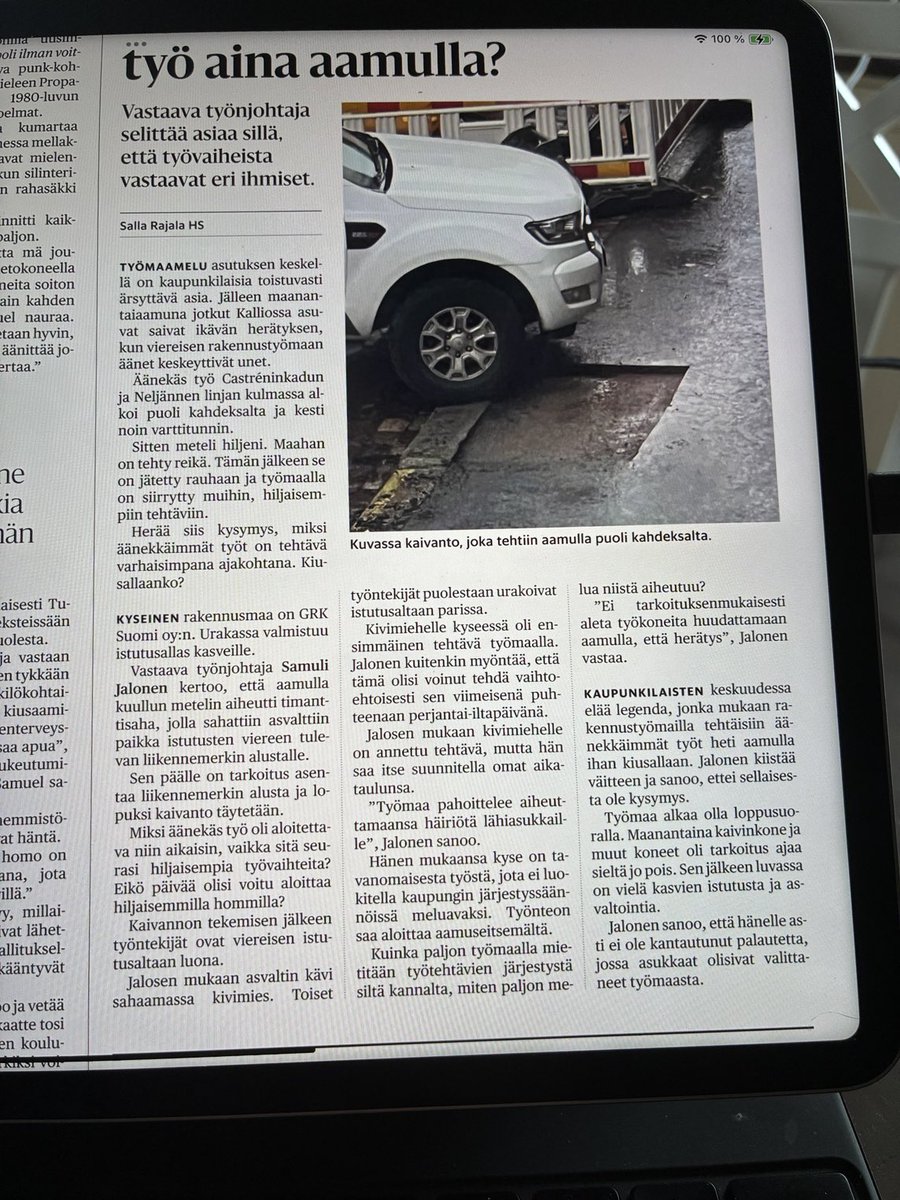 Nyt valitetaan siitä, että aamulla jo tehdään töitä! Voi jmlta - maa syöksyy talouden mutasarjaan, ja ihmiset sekä media jakavat palstatilaa sille, että töitä tehdään! Tämä ei pääty hyvin!