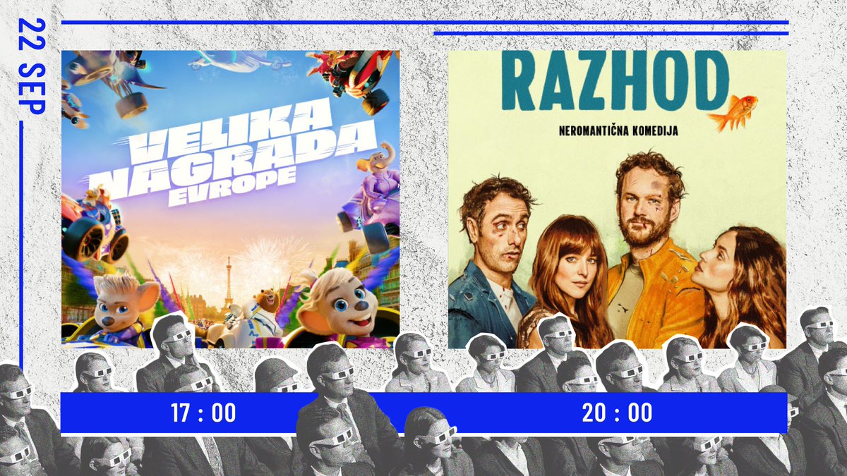 PONEDELJEK! #spored👇
17.00 - Velika nagrada Evrope 🐭
20.00 - Razhod 💔