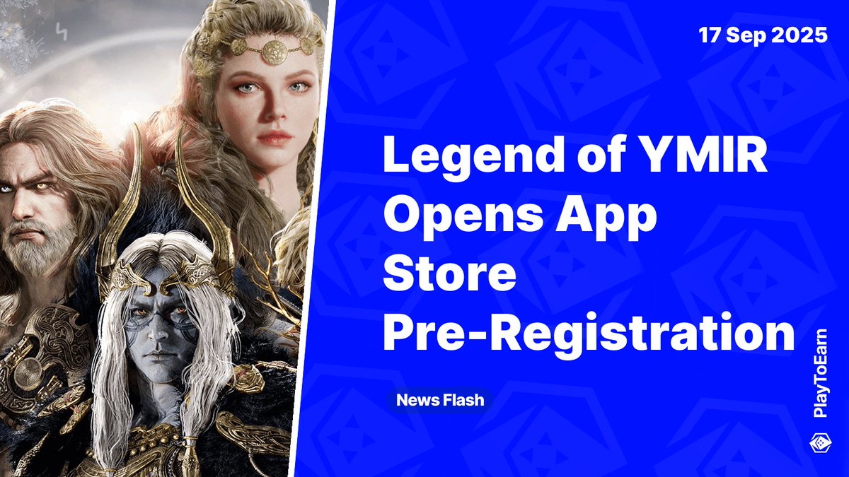 Legend of YMIR Opens App Store Pre-Registration and Valhalla Trials Phase 2 📲

💫 Earn exclusive rewards by pre-registering for <a href="/WemixNetwork/">WEMIX</a>'s Legend of YMIR on the Google Play Store and Apple App Store while participating in Valhalla Trials Phase 2

Read more 🧵