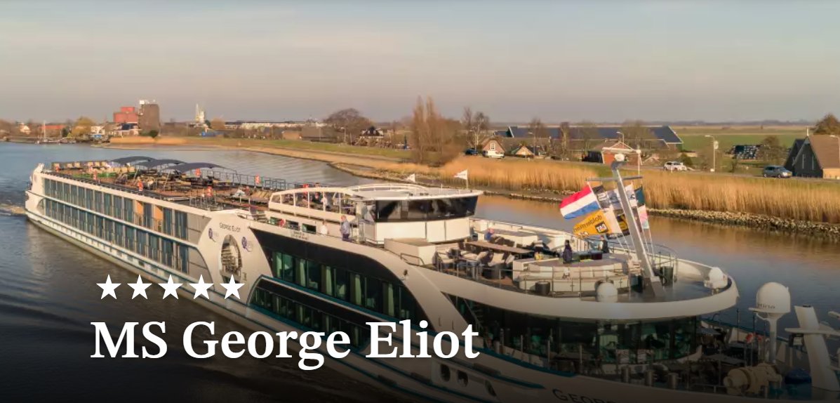 Riviera Travel has announced for its 2027 season an industry first: MS George Eliot, the world’s first river cruise ship operating exclusively for solo travellers. She will host independent singles, solo travellers
<a href="/RivieraTravelUK/">Riviera Travel</a>
Details  rivieratravel.co.uk