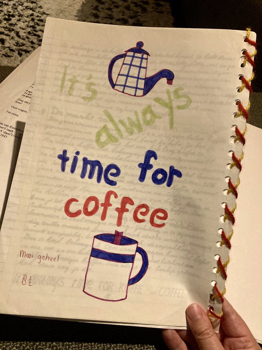 Wereldwijsheid van mijn 11-jarige ik. Overigens een keurige 8.5 gehad voor dit groep 8 werkstukje 🤓