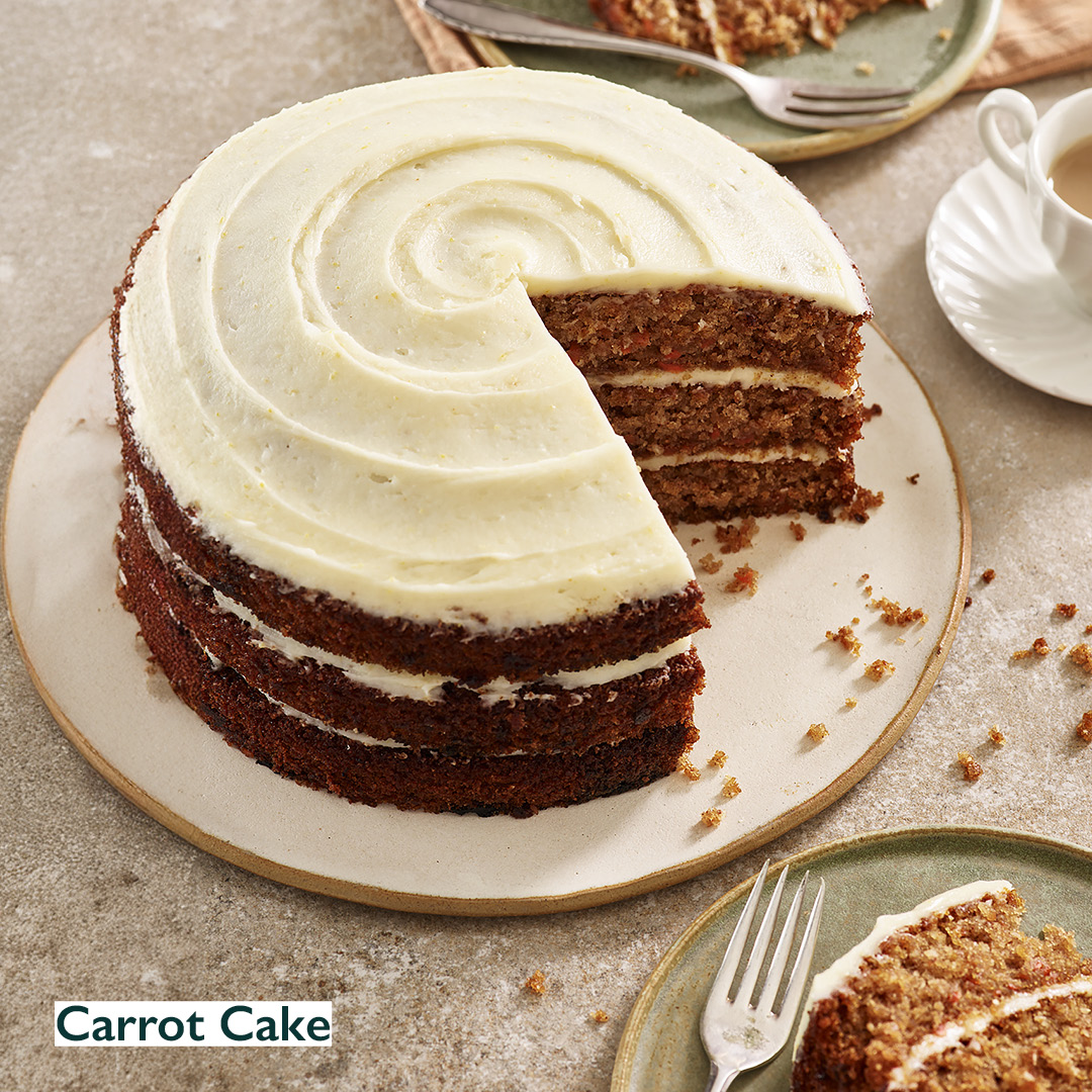 Versatility, thy name is cake. They make a gathering a party, a cuppa a teatime, and a breakfast extraordinary!

If you're a chocolate person, COOK has just made their big chocolate cake even better, and if you a looking to eat more veg, their carrot cake might count.

#LoveLeam