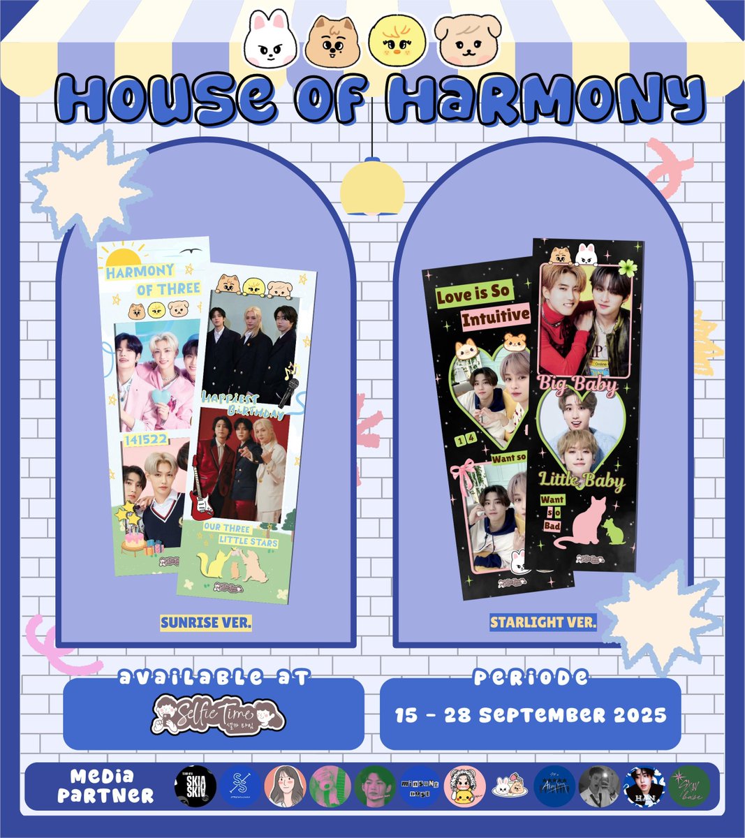 selfietimeid's tweet image. STAY!! Yuk rayakan ulang tahun Han, Felix, Seungmin, serta Lee Know dan pakai frame event dari @lucentricji &amp;amp; @_325files di Selfie Time! 🥰

Frame event ini sudah ada di seluruh store Selfie Time dari 15 September - 28 September 2025, lho!

#selfietime #StrayKids #framekpop