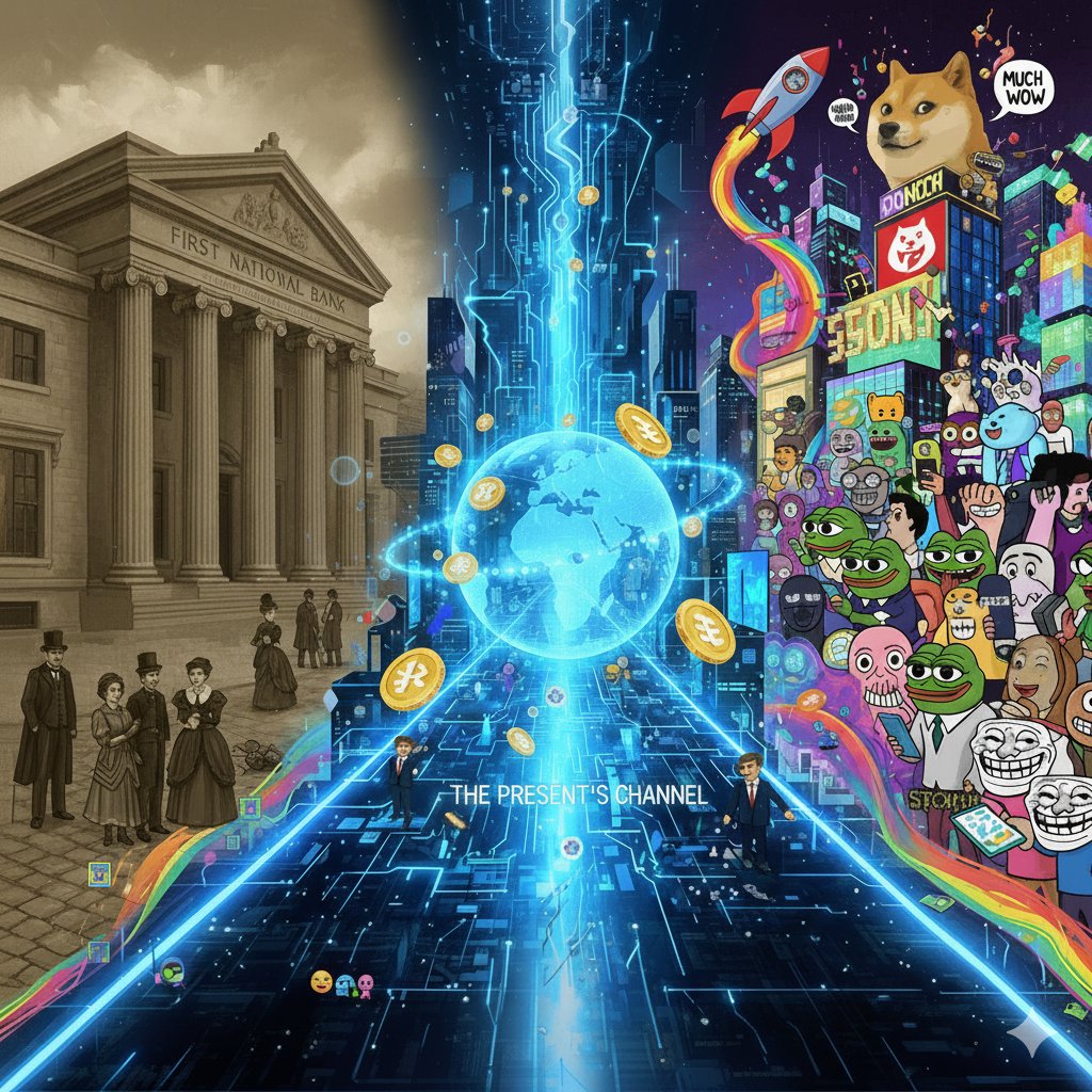moonx_bydfi's tweet image. 銀行是過去的入口🚪
穩定幣是現在的通道🌐
meme 是未來的語言🌌
@web3annie  #Web3 #MemeFi #BankToChain