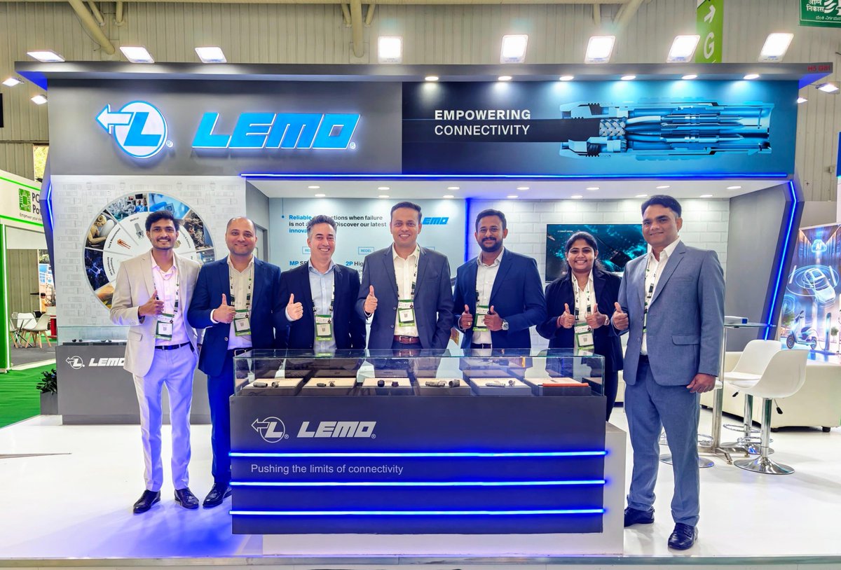 LEMOConnectors's tweet image. We are live at electronica India!
Day 1 has begun, and our team is ready to showcase our latest innovations in high-performance connectors. Come meet us, explore our solutions, and see how we empower your applications.

#ElectronicaIndia