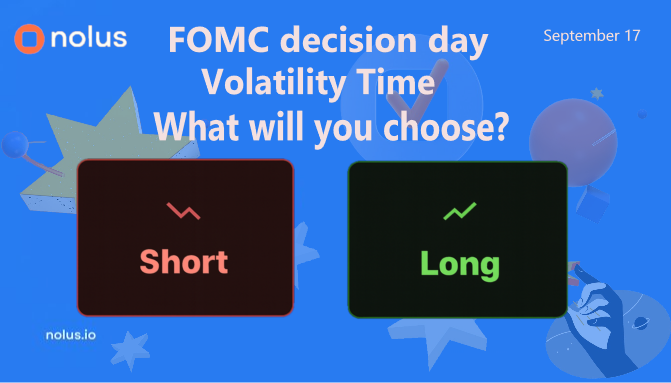 FOMC Decision Day
Markets are about to move, question is…
📉 Short ?
📈 Long?

Make your decision with smart leverage 😉