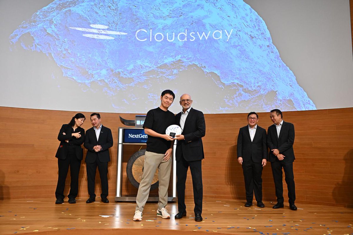 CloudswayAI's tweet image. On September 16, the NextGen Tech 30 Annual List was officially unveiled at the Singapore Exchange (SGX).
Cloudsway AI was selected as one of the &quot;Top 30 High-Growth Asian Tech Companies with Global Growth Potential&quot;!!