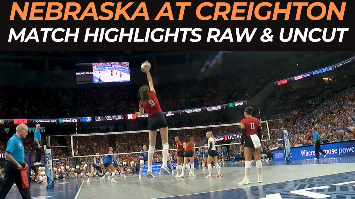 randysilvertv's tweet image. Relive the best moments from Nebraska&apos;s 5-set thrilling win over Creighton!  Raw &amp;amp; uncut highlights with no commentary! Just the natural sound from our courtside camera!  

🔗📷 youtu.be/eGLECLDvEQg

#huskersvb #cornhuskers #nebraskavolleyball #huskers