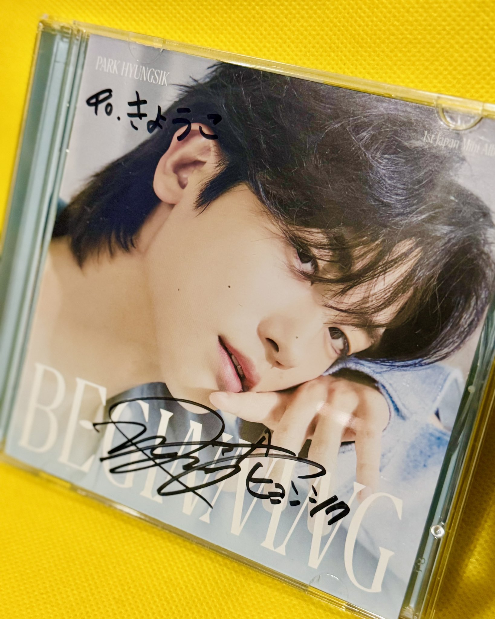 BTOB ヒョンシク サイン入り チェキ PARK HYUNGSIK Japan Official on X: 