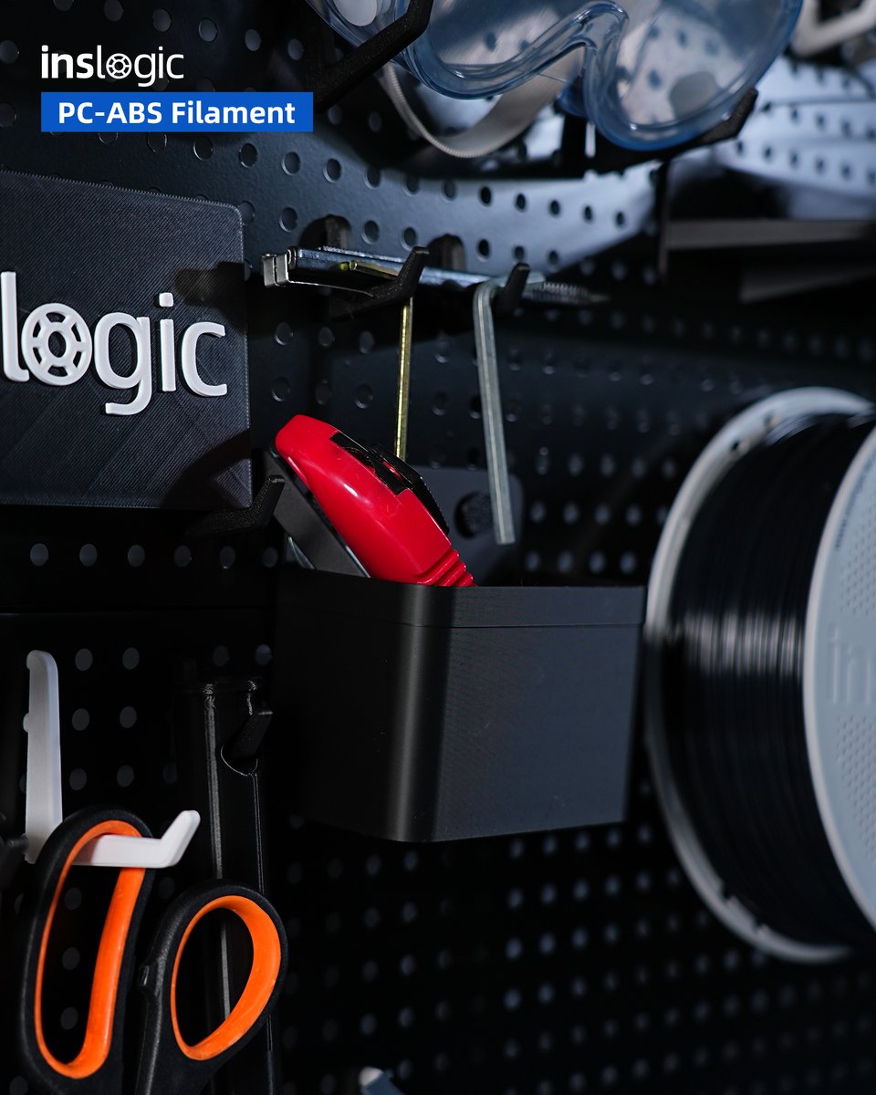 Inslogic3D's tweet image. Pegboard Accessories - @Inslogic3D PC-ABS
Perfect for durable everyday use and functional mechanical parts.

Follow us: linktr.ee/inslogic3d
🛒store.inslogic3d.com

#Inslogic3D #InslogicPrintToLast #InslogicEngineeringMaterial
