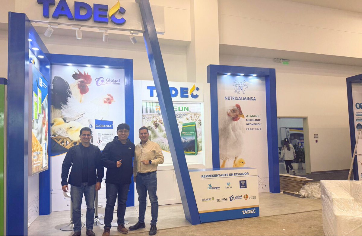 LACHANCE2004's tweet image. ✨ SEMINARIO INTERNACIONAL DE AVICULTURA 2025
It was a great pleasure to engage in in-depth exchanges with industry partners at this exhibition! 
We look forward to meeting again next time to explore a new future for animal health together
#Avicultura #Ecuador #BileAcids #poultry