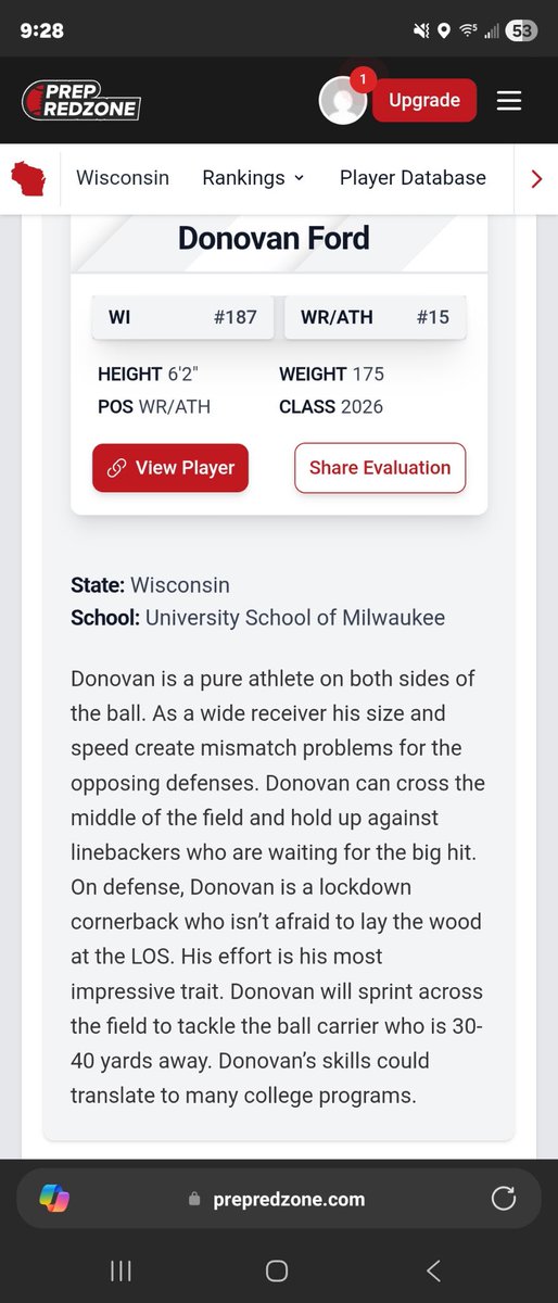 dj_ford3's tweet image. Thank you @PrepRedzoneWI for the write up!