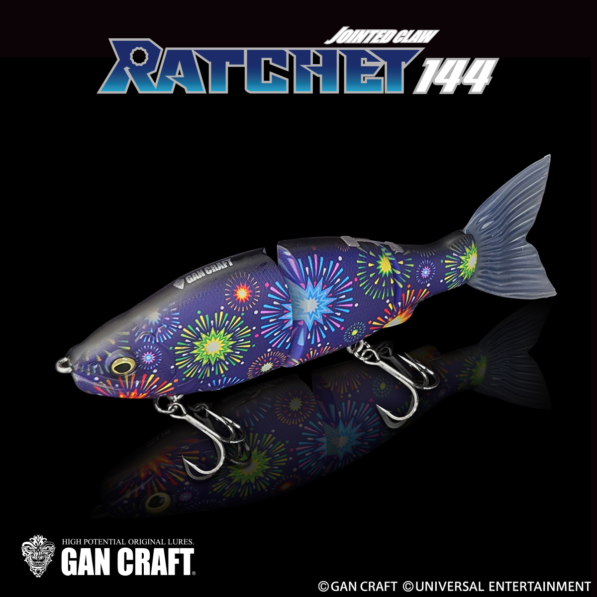 UNIMARKET_777's tweet photo. 【新商品】
人気ルアーメーカー「GAN CRAFT」とのコラボルアー第4弾が登場！

今回は青ドン＆花火柄の2デザインをご用意いたしました🎣

#ユニマーケット
#gancraft