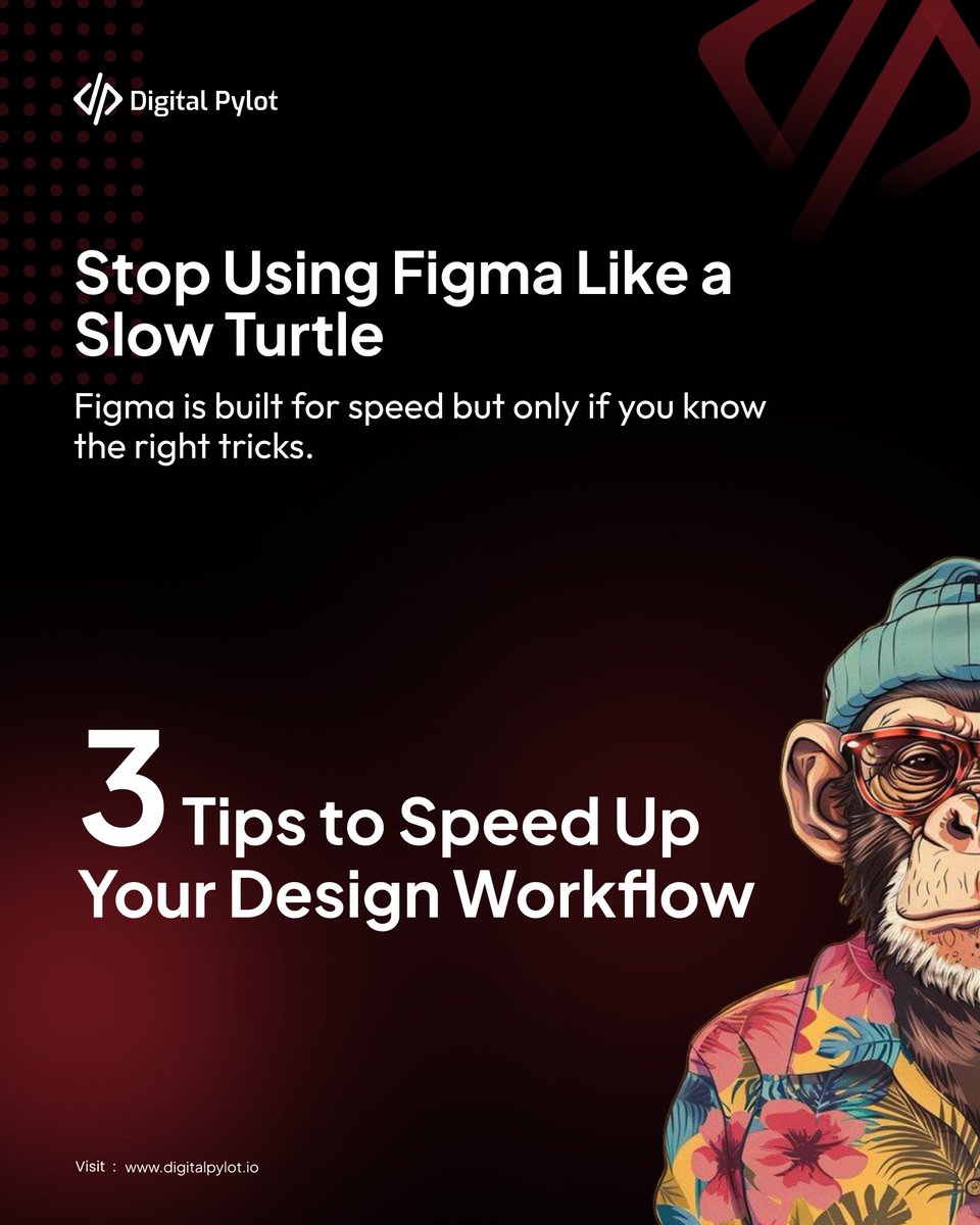 Digitalpylot's tweet image. Stop dragging your Figma cursor like it’s 2005.
Here are 3 quick hacks to make your design workflow faster
#DigitalPylot #FigmaTips #UIDesign #UXDesign #DesignHacks #FigmaCommunity #WebDesign