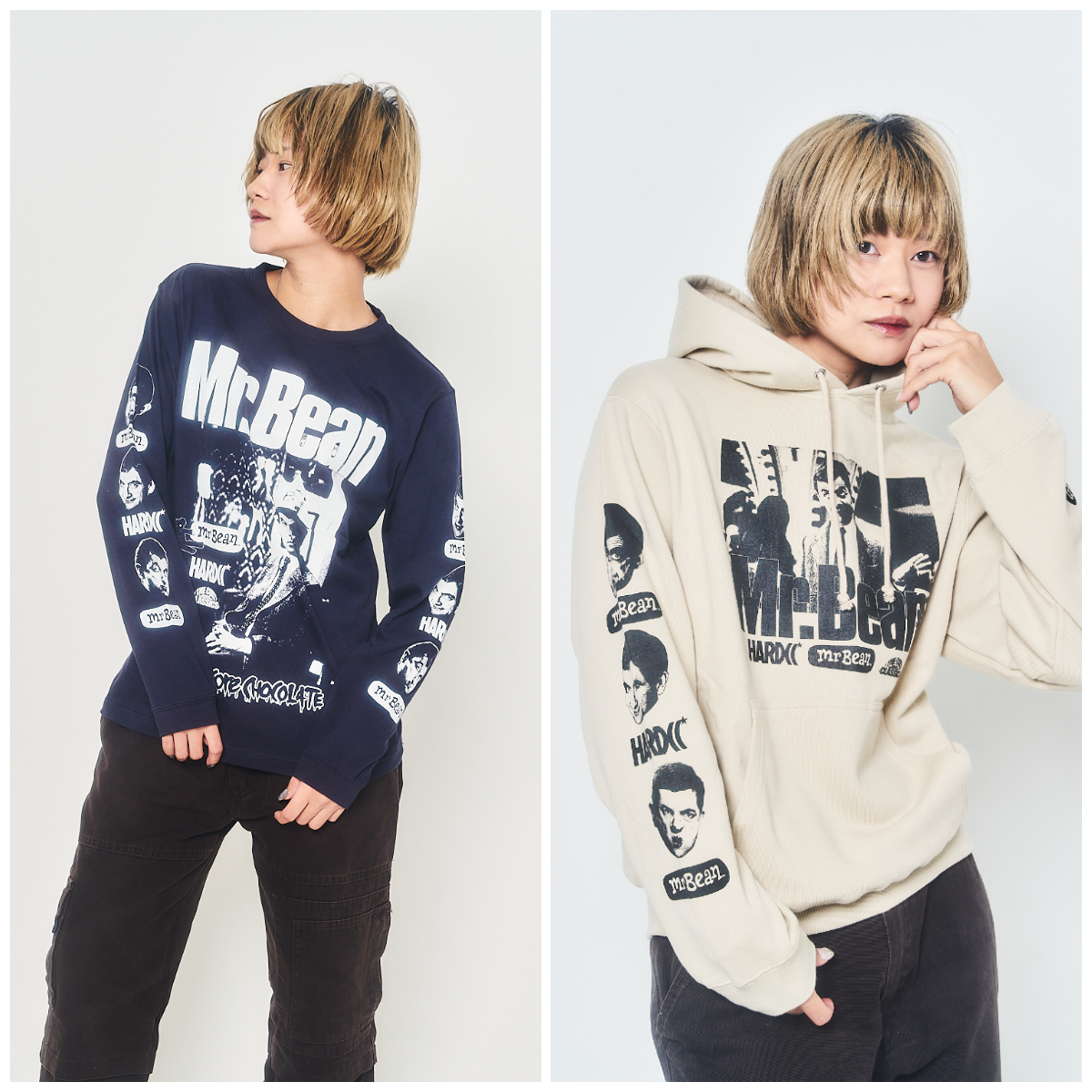 Mr.ビーン パーカー ハードコアチョコレート Rアトキンソン Mr.BEAN 