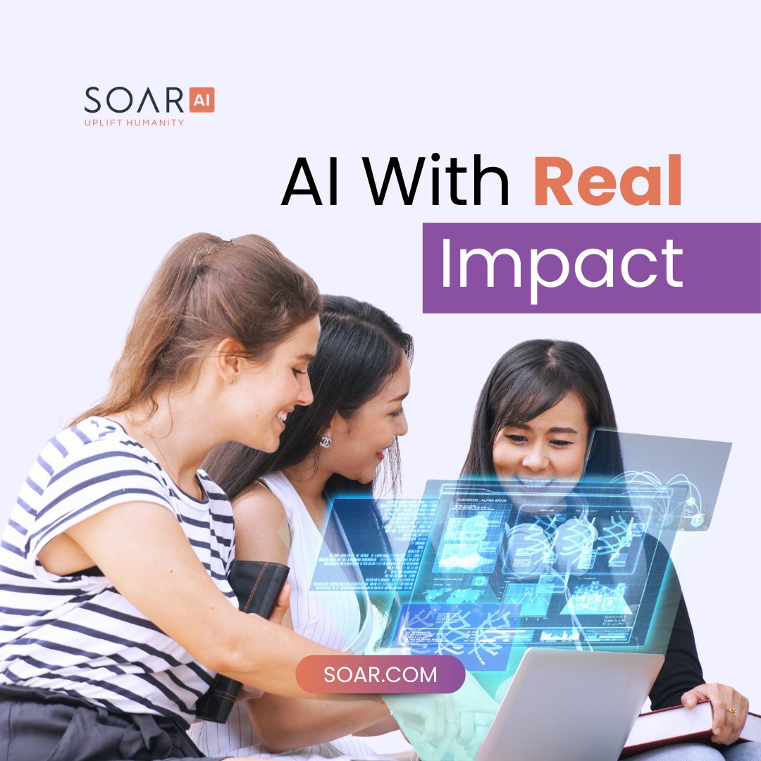 Not all AI is created equal. At Soar, we build ethical, human-centered tools designed for startups making a difference in the real world.        
🌍 Start your journey: try.soar.com        

#PUREAI #ImpactDriven #TechForGood