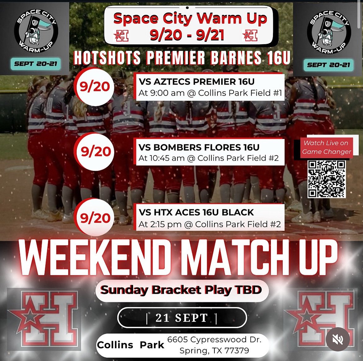 IsabellaDait's tweet photo. Another tournament weekend ahead for Hotshots Premier Barnes 16U! 💪🔥🥎

Catch us live on GameChanger!

#hotshotpremierbarnes16u #RespectTheH #hotshotssoftball #weekendmatchup https://t.co/CJeXFSEIaW