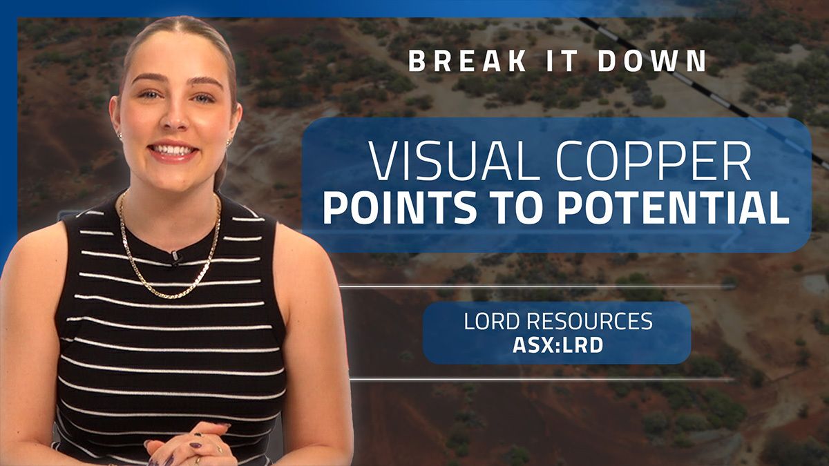 In this episode of Break It Down, host Tylah Tully looks into news from <a href="/LordResources/">Lord Resources</a>, who’ve observed #copper mineralisation in multiple holes across its Ilgarari copper project in Western Australia. #ASX $LRD buff.ly/2lZiatz