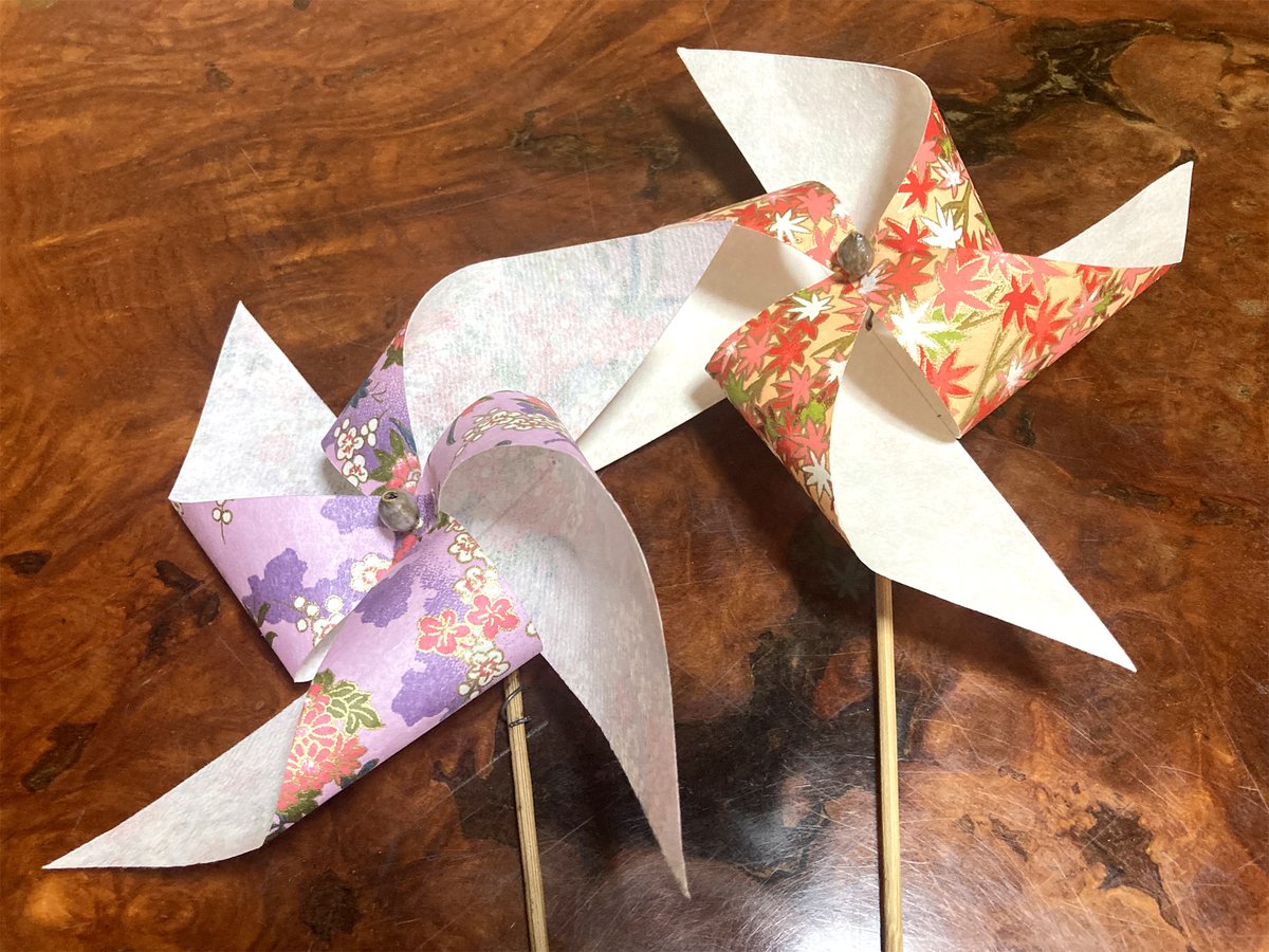 おはようございます。いつもご利用ありがとうございます。管理人は地味に、かざぐるまの定期メンテナンスしてます✂️ 🟦 🟨 ✨