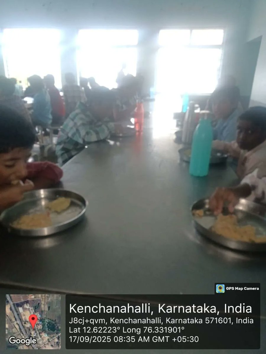 Breakfast  #SocialAudit_SWDMeals #SocialWelfare_Karnataka