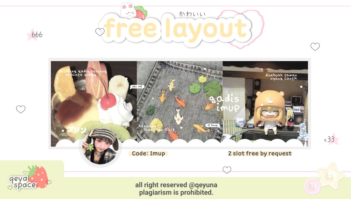 qeyuna's tweet photo. help rt, go–mawoo! 🎀

hai dalam rangka it's Buperi Birthday @sehunn5_ –♡ qeya membawa 4 LAYOUT FREE BY REQUEST (halo kecil dan imup masing-masing 2 slot) ��⭐️ rules tertera di bawah &amp; alt . . . #zonauang https://t.co/bI89n4ofTU
