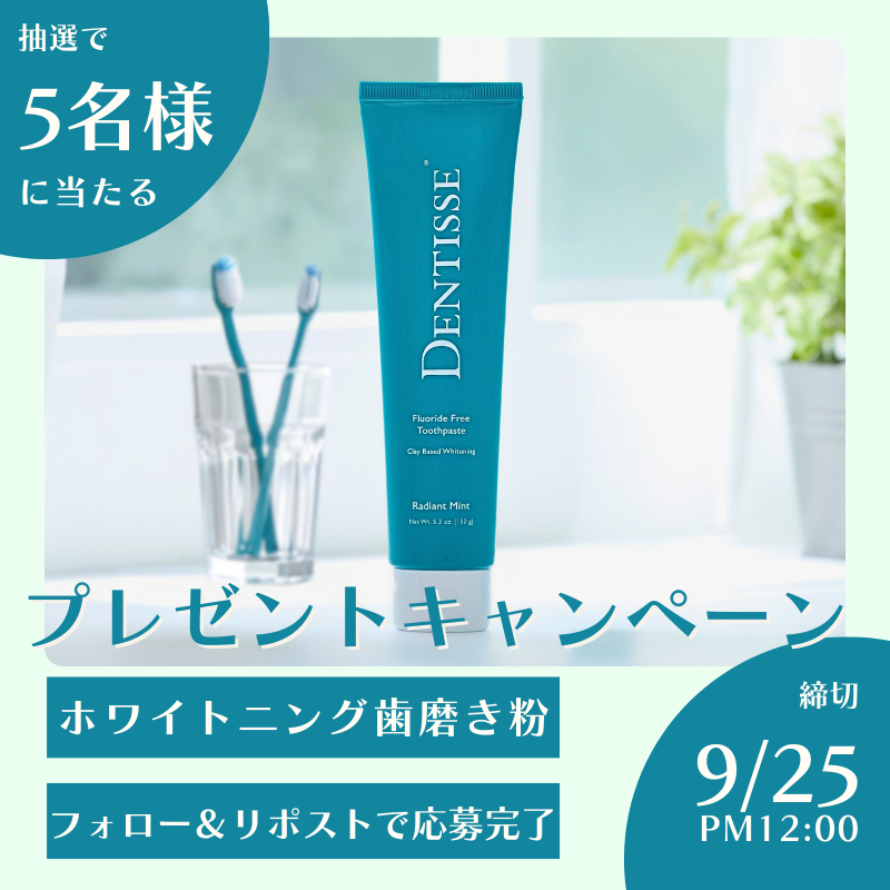 ＼ホワイトニング歯磨き粉が当たる🎁／

✔︎フッ素不使用
✔︎天然由来成分
✔︎ 爽やかなミント感

ツルンとツヤのある白い歯へ🦷✨🌿

🎯応募方法
<a href="/AlphanetOral/">オーラルケアのアルファネット【公式】</a> をフォロー&amp;この投稿をリポスト
締切：9/25 PM12:00