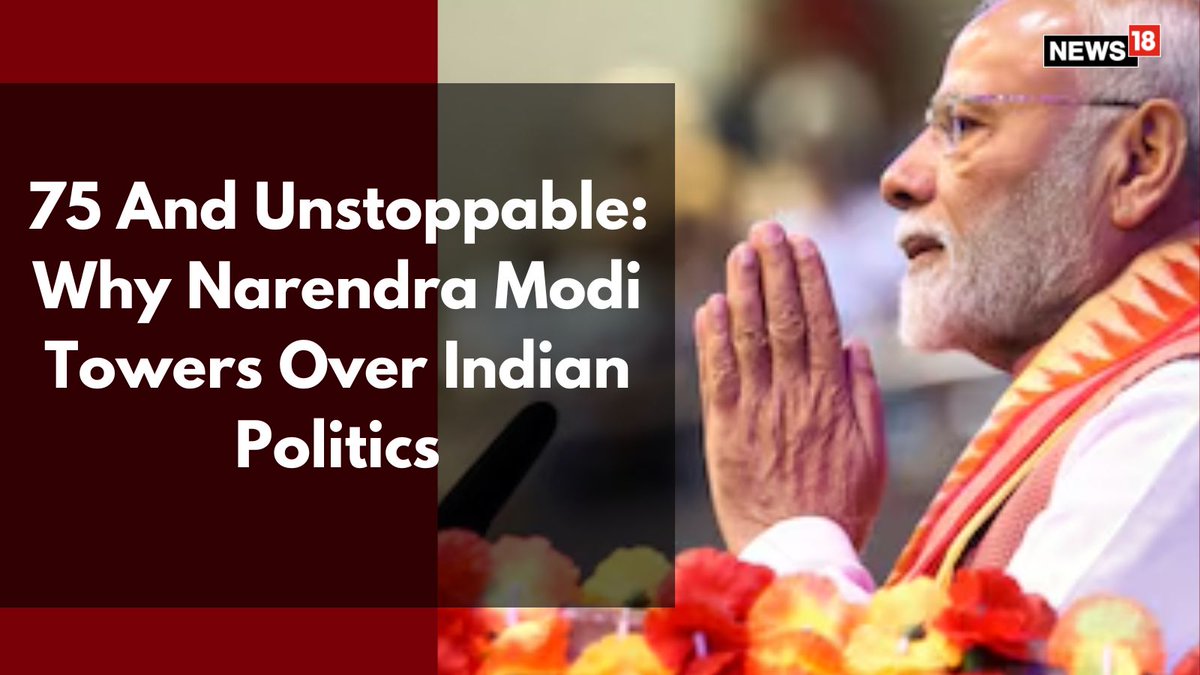 CNNnews18's tweet image. As PM Modi turns 75 today, his political capital remains peerless

@AmanKayamHai_ | #PMModiAt75 

news18.com/politics/75-an…