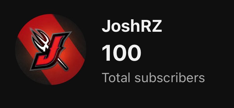 JoshRZ_'s tweet image. After restarting on a new YouTube channel this year and uploading consistently since NBA 2K26 dropped I finally reached 100 subs. 

Restarting on a new channel made me want to go hard and that’s what I’m going to continue to do.
