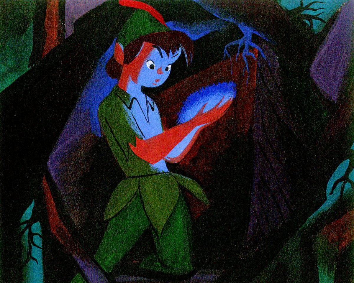 ani_obsessive's tweet image. Concept art by Mary Blair for Peter Pan (1953), dir. Clyde Geronimi, Wilfred Jackson and Hamilton Luske, Walt Disney Productions
