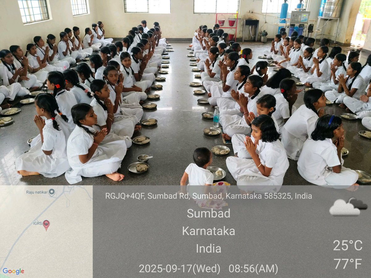 Breakfast  #SocialAudit_SWDMeals #SocialWelfare_Karnataka
