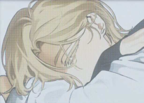 Deadful eyes but probably yearning for his dead wife