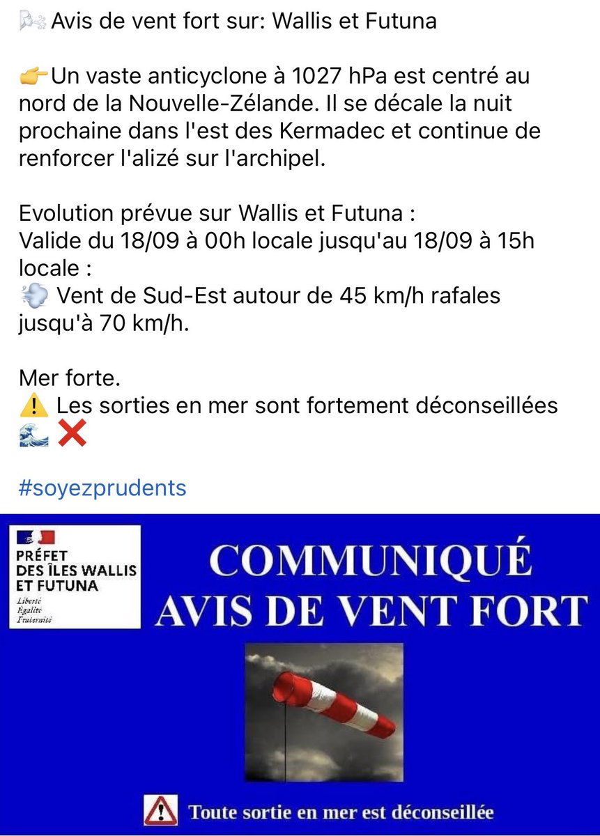 Préfet de Wallis et Futuna (@prefet986) on Twitter photo 