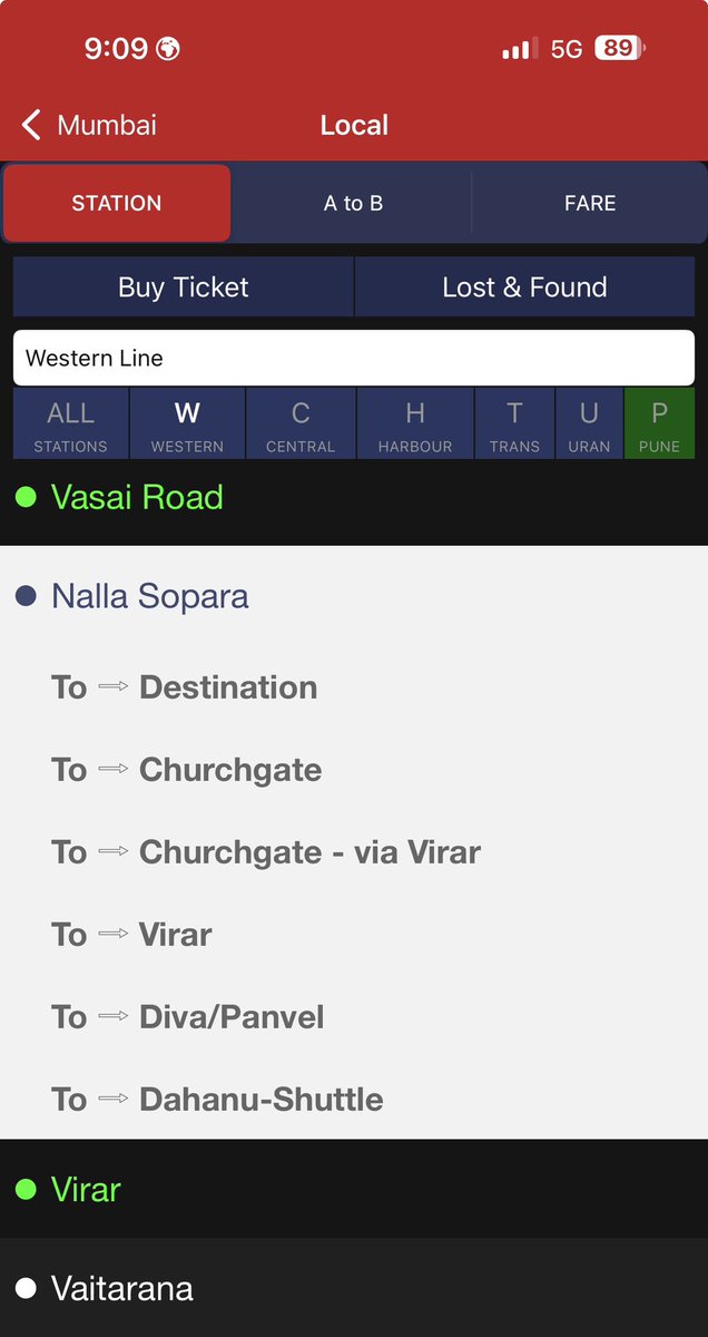 Adigrapahy's tweet image. There is even #mIndicator feature that tells you Churchgate Train via Virar!