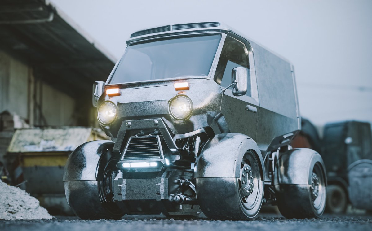 working on our upcoming next weekly lunch class at Naughtydog

" substance painter texturing and blender rendering "

truck model inspired by a concept from Dmitry Karasev

#Blender #Blender3D