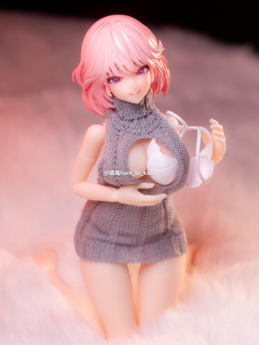 hare_ta_kaze's tweet image. ブラジャーを脱ぐ過程～❤️
#スネイルシェル 
#蝸之殻スタジオ 
#SNAILSHELL
#ガールズプラモ