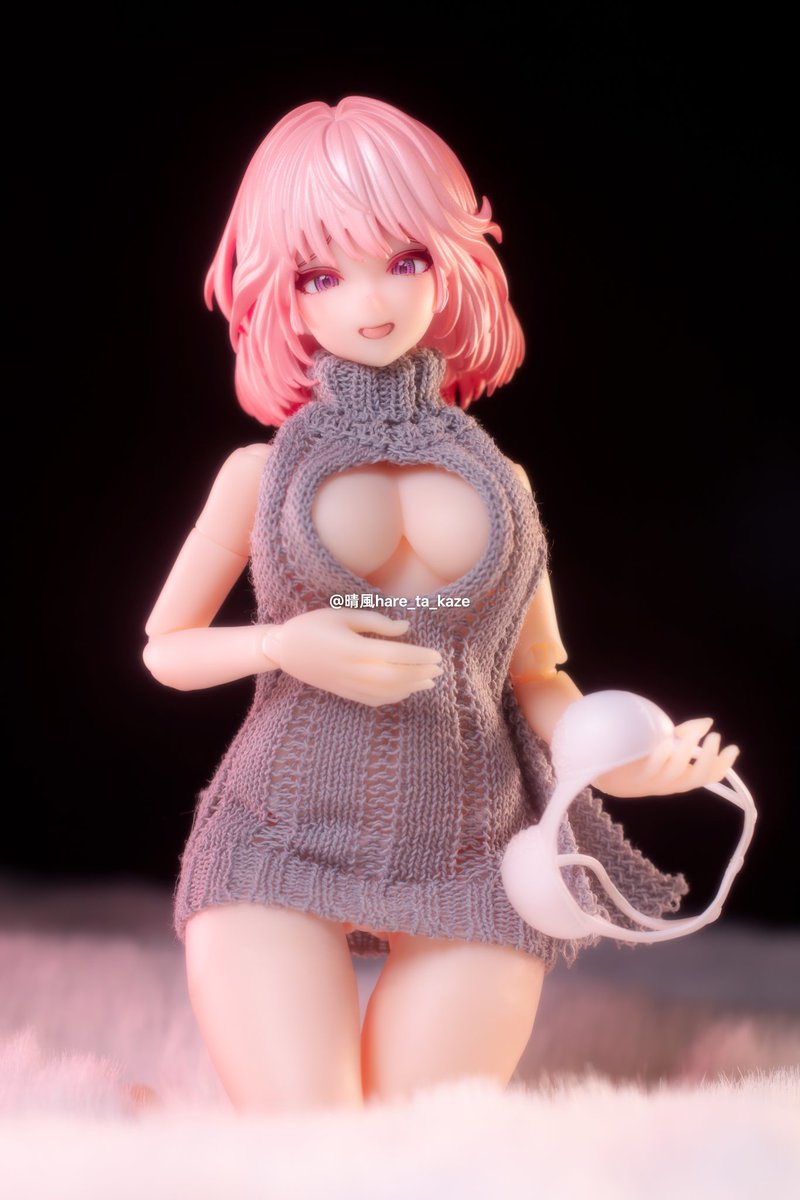 hare_ta_kaze's tweet image. ブラジャーを脱ぐ過程～❤️
#スネイルシェル 
#蝸之殻スタジオ 
#SNAILSHELL
#ガールズプラモ