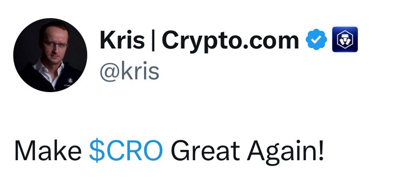 212MCGA's tweet photo. Make $CRO Great Again! It’s happening. https://t.co/UqWFi8JYDU