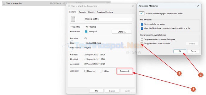 tsnw's tweet image. Using Windows File Encryption To Lock Notepad Text Files

Read more 👉 lttr.ai/Ai1P5

#EasyGuide #Windows10 #Windows11