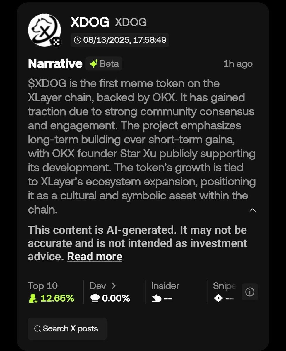 Just read the Narrative by Ai 
#XDOG